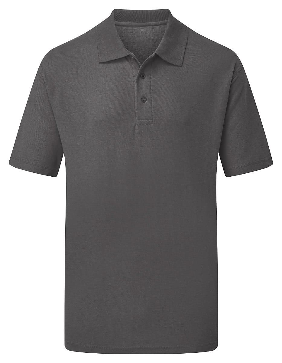 Ultimate Clothing Company 50/50 Pique Polo Shirt in Charcoal (Product Code: UCC003)