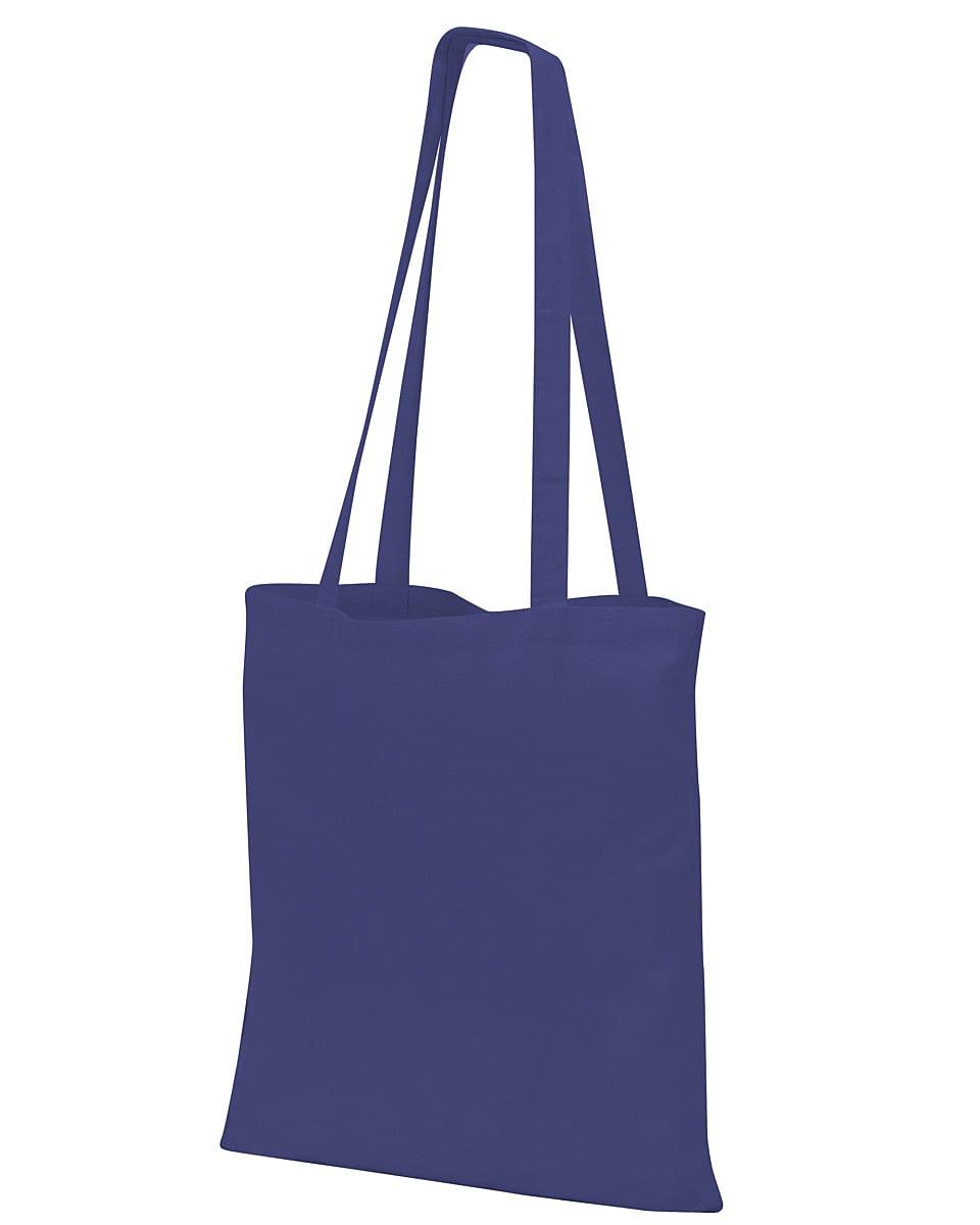 Shugon Guildford Cotton Shopper / Tote Shoulder Bag in Navy Blue (Product Code: SH4112)