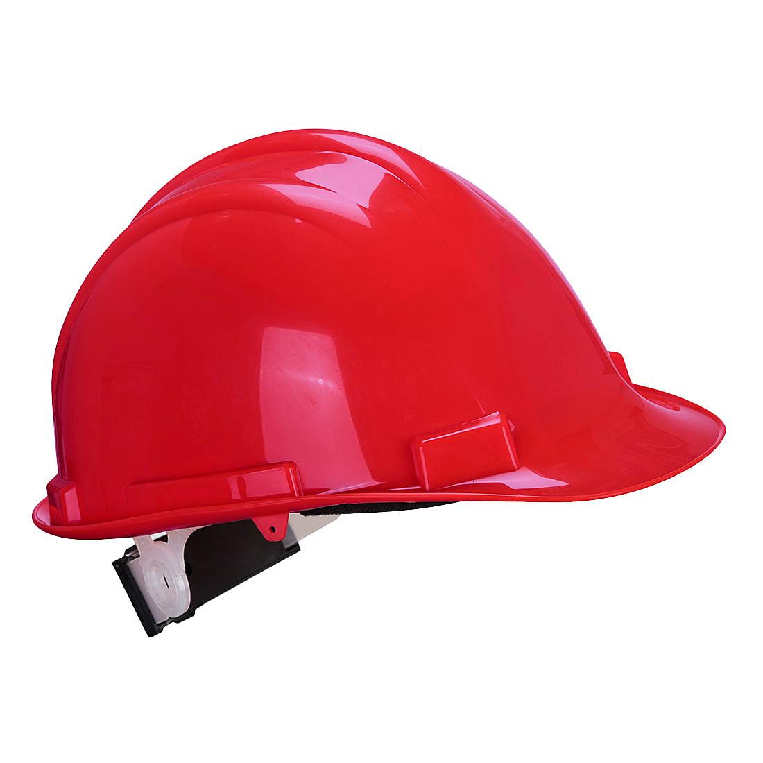 Portwest Expertbase Wheel Safety Helmet in Red (Product Code: PS57)