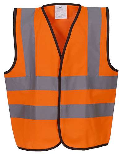Yoko Childrens Hi-Viz Waistcoat
