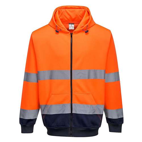 Portwest Two-Tone Zip Front Hoodie - B317