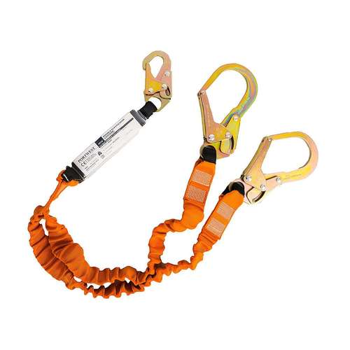 Portwest Double 140kg Lanyard with Shock Absorber - FP75