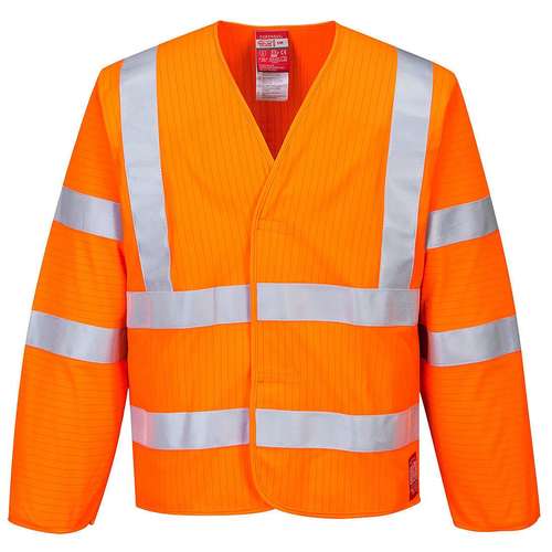 Portwest Hi-Viz Anti Static Jacket - Flame Resistant - FR85