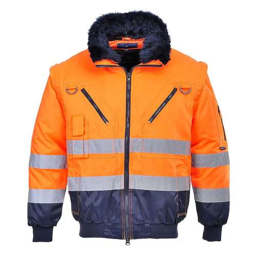 Portwest Hi-Viz 3-in-1 Pilot Jacket - PJ50