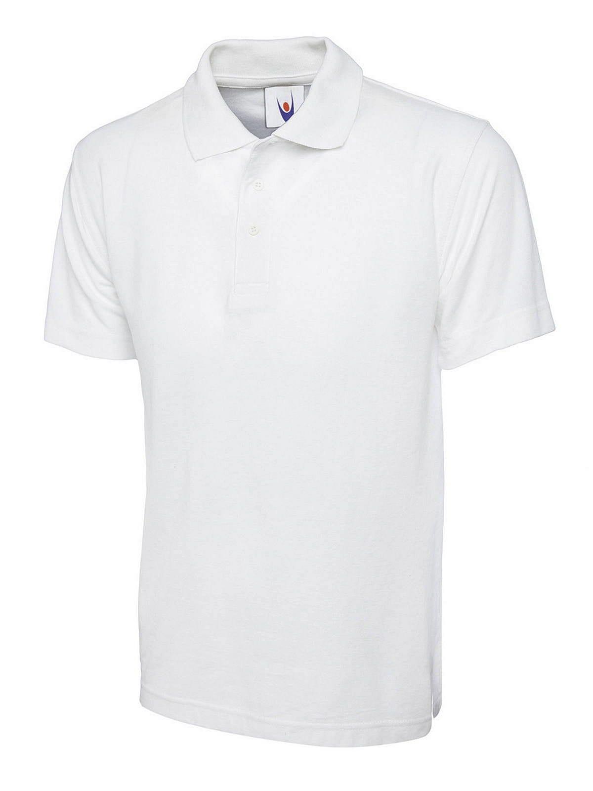 Uneek 220GSM Classic Polo Shirt in White (Product Code: UC101)