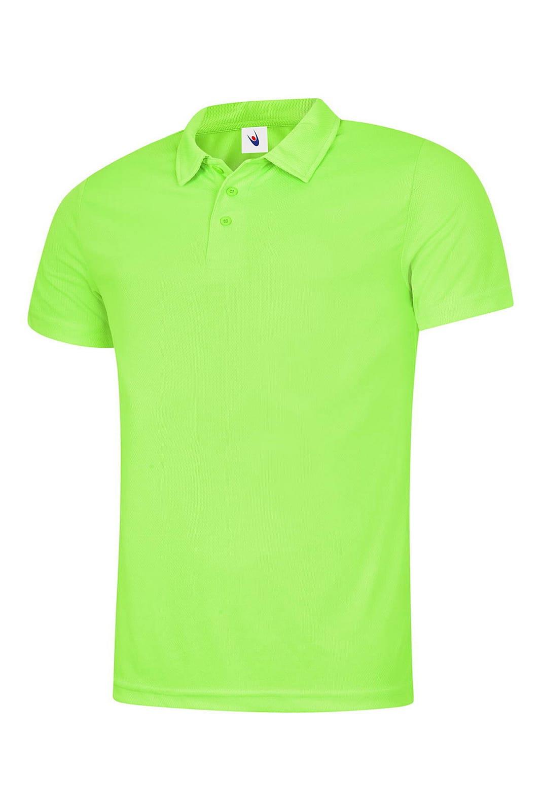 Uneek UC125 Mens Ultra Cool Polo Shirt Lightweight Polyester Breathable Sports 