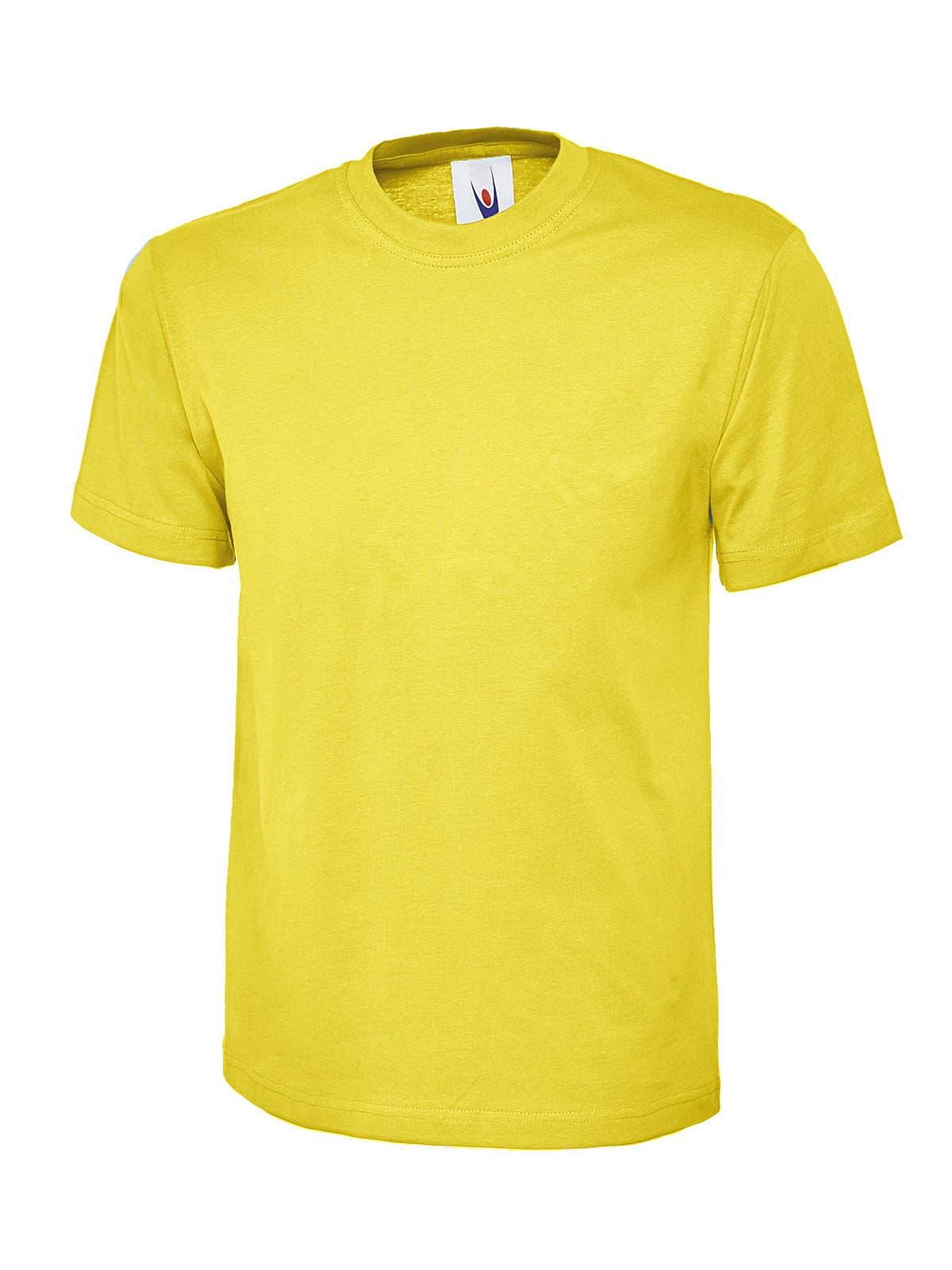 Uneek Childrens 180GSM T-Shirt in Yellow (Product Code: UC306)