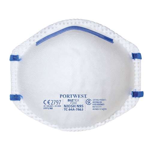 Portwest FFP2 Respirator Mask (Pack of 20) - P200