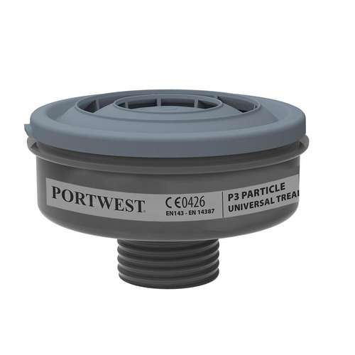 Portwest P3 Particle Filter Universal Tread (Pack of 6) - P946