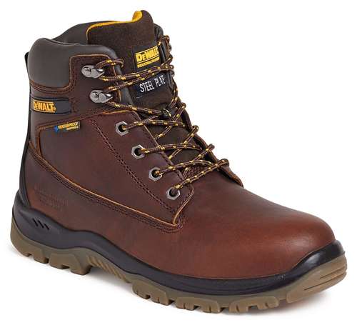 Dewalt newark safety boots brown best sale