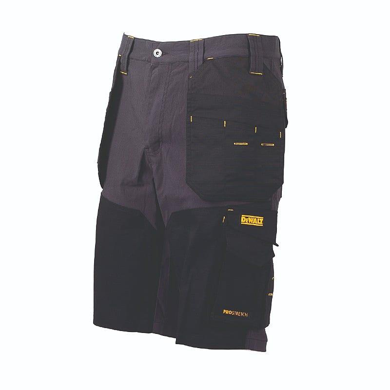 DeWalt Hamden Pro-Stretch Shorts | HAMDEN-SHORT-GRYBLK | Workwear ...