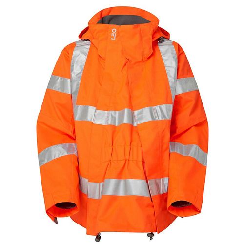 Leo Rosemoor Women's Jacket with Maternity Expander C1 3 Orange
