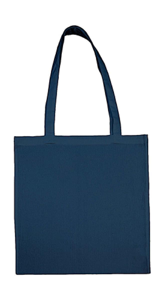 Jassz Bags Beech Cotton Long-Handle Bag in Indigo (Product Code: 3842LH)