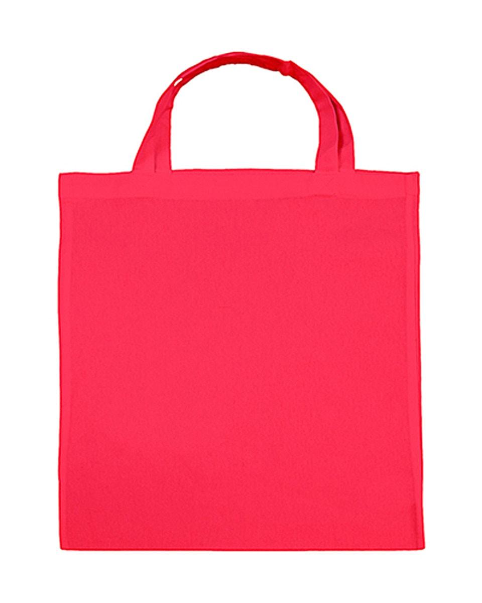 Jassz Bags Cedar Cotton Short-Handle Shopper in Rouge Red (Product Code: 3842SH)