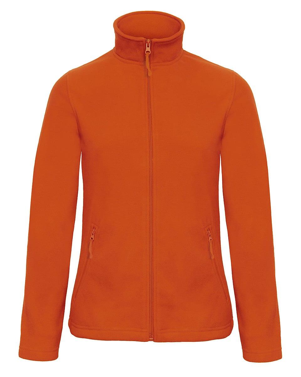 B&C Womens ID.501 Fleece Jacket in Pumpkin Orange (Product Code: FWI51)