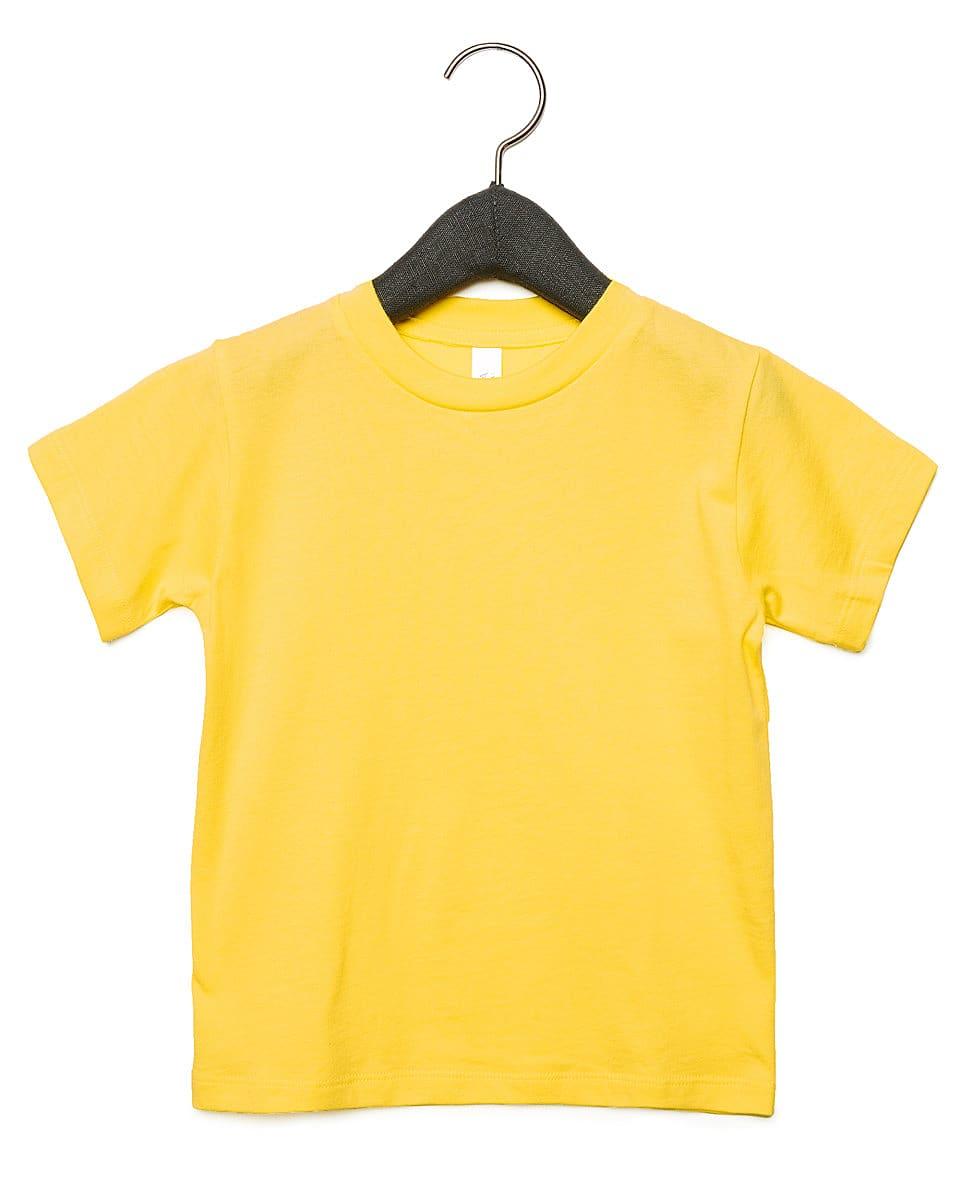 Bella Canvas Toddler Jersey Short-Sleeve T-Shirt in Yellow (Product Code: CA3001T)