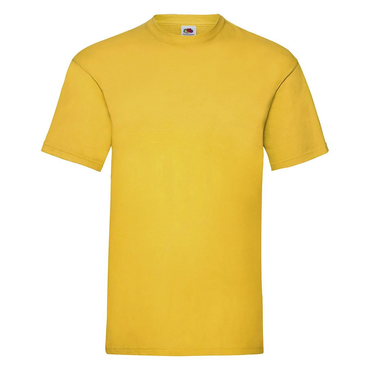 Fruit Of The Loom Valueweight T-Shirt in Sunflower (Product Code: 61036)