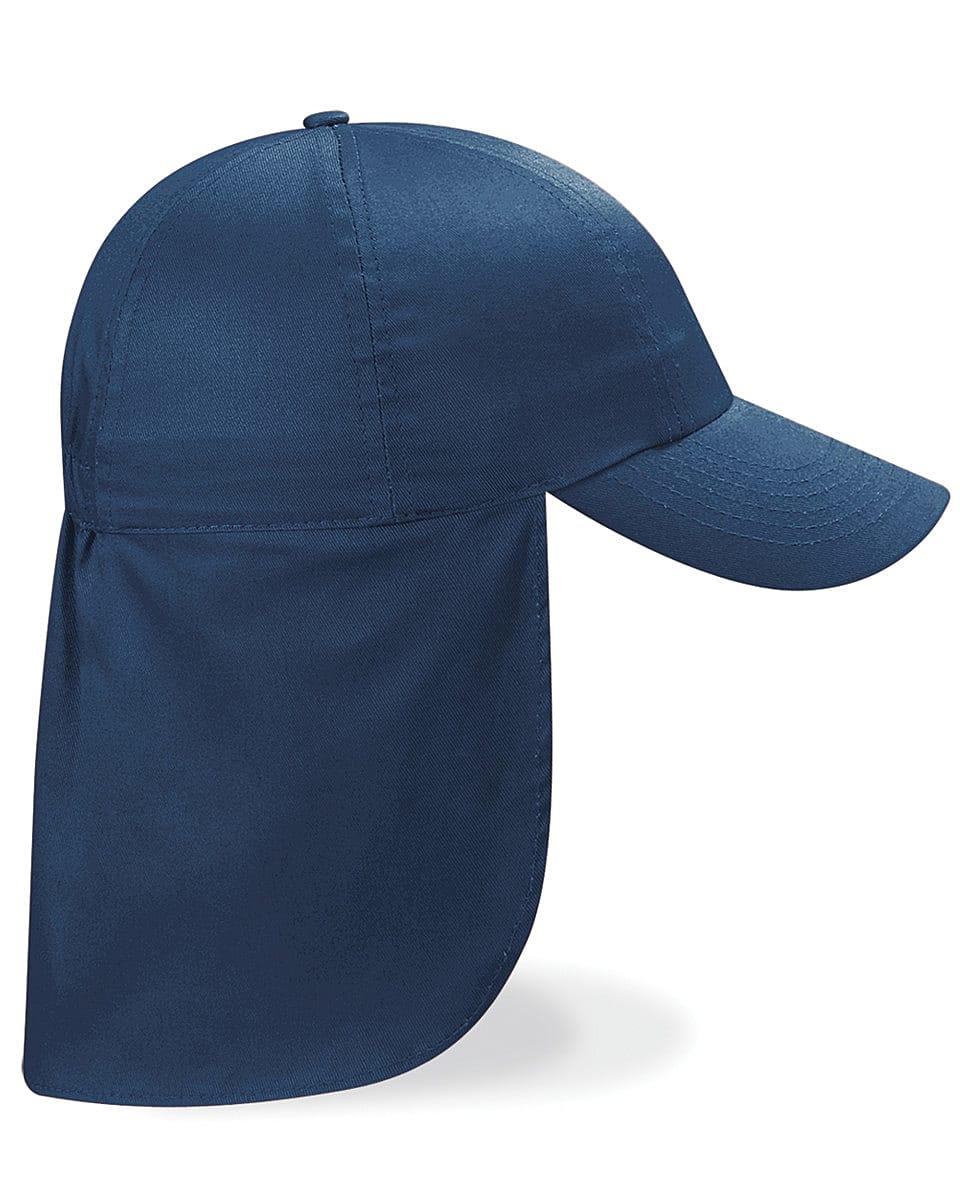 Beechfield Junior Legionnaire Style Cap in French Navy (Product Code: B11B)