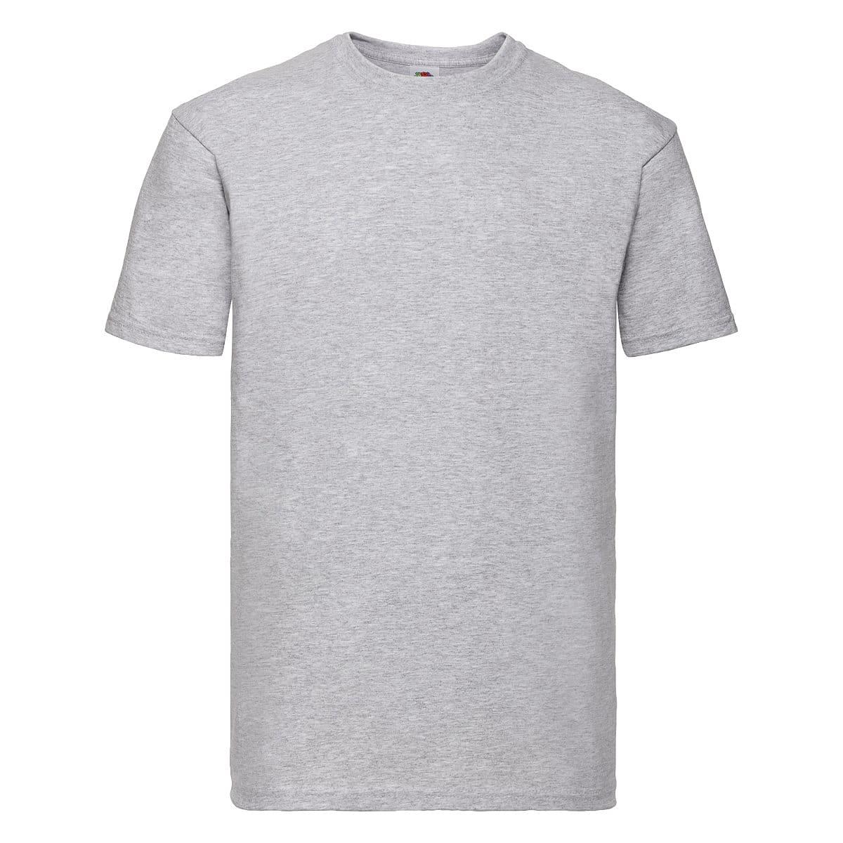 Fruit Of The Loom Super Premium T-Shirt in Heather Grey (Product Code: 61044)