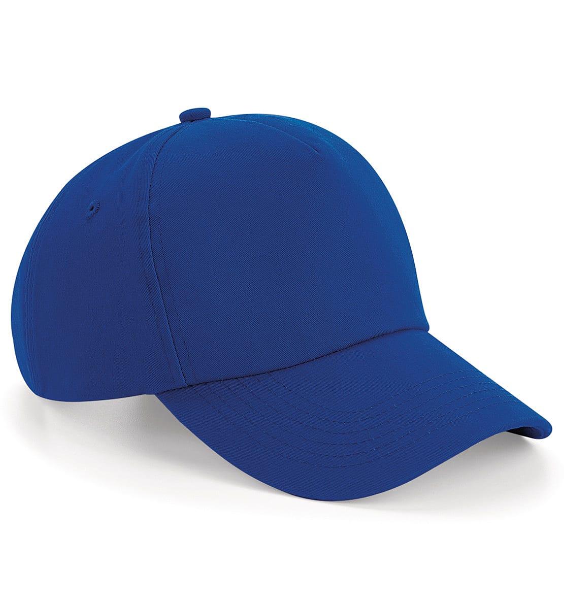 Beechfield Authentic 5 Panel Cap in Bright Royal (Product Code: B25)