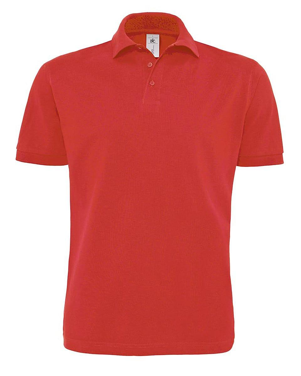 B&C Mens Heavymill Polo Shirt in Red (Product Code: PU422)