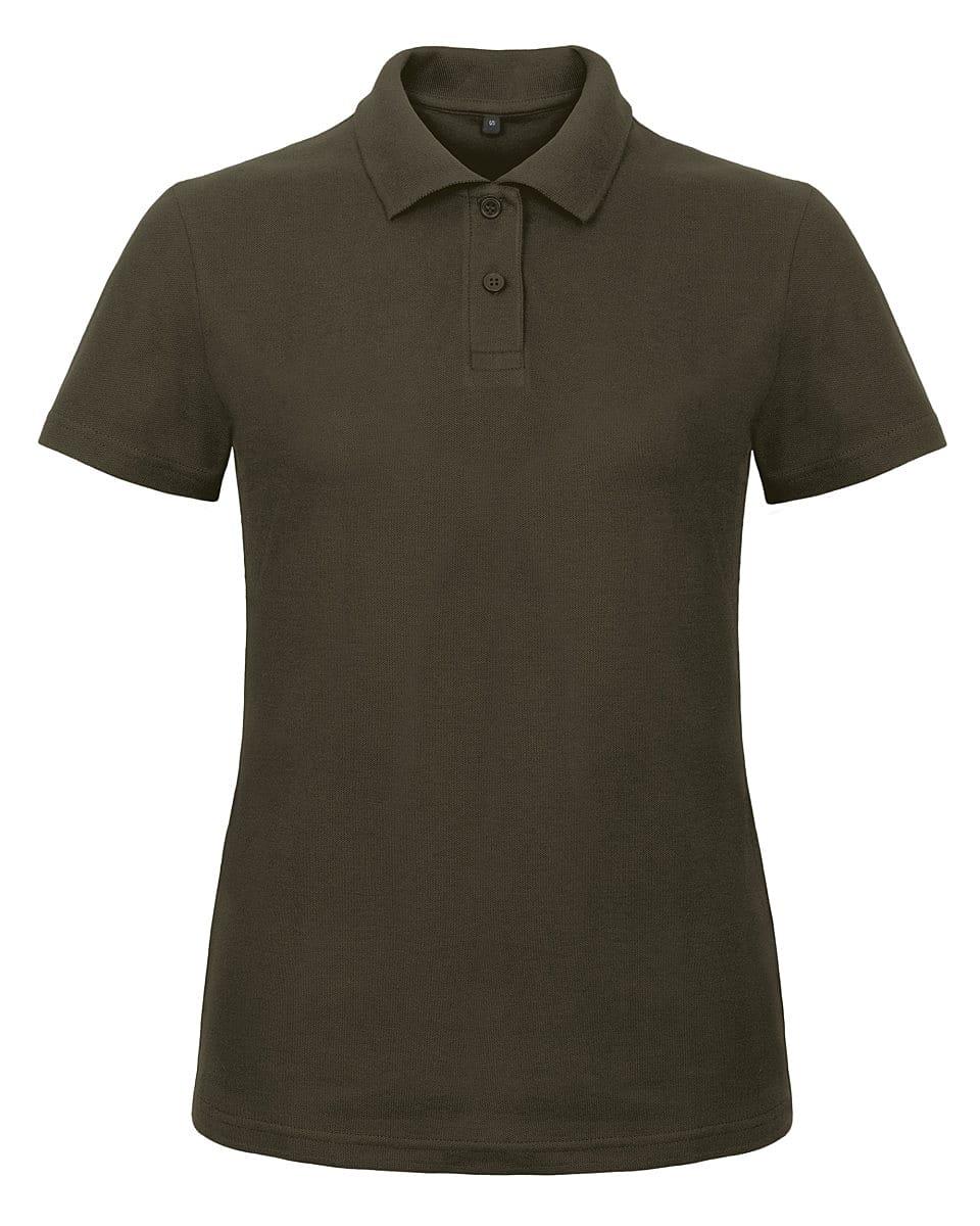 B&C Womens ID.001 Polo Shirt in Brown (Product Code: PWI11)