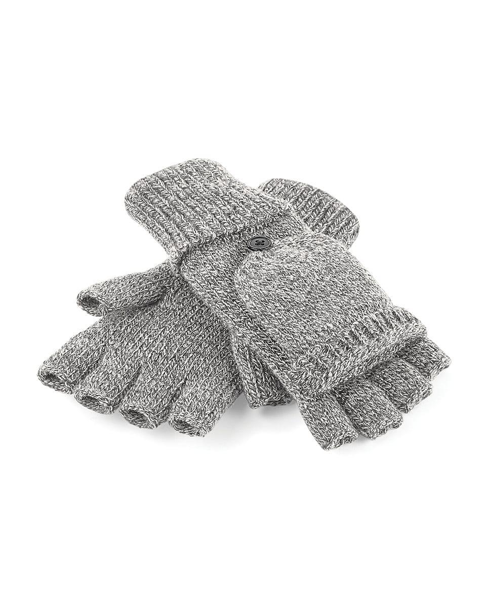 Beechfield Fliptop Gloves in Heather Grey (Product Code: B493)