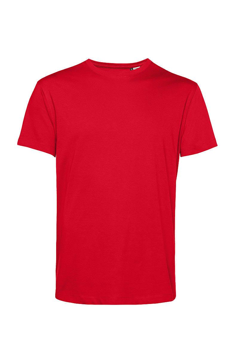 B&C Mens Organic E150 T-Shirt in Red (Product Code: TU01B)