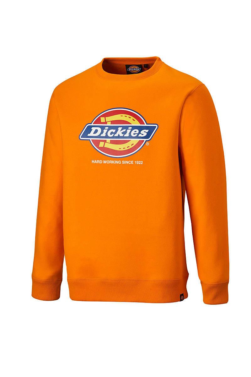 Dickies Longton Branded Sweater in Orange (Product Code: DT3010)