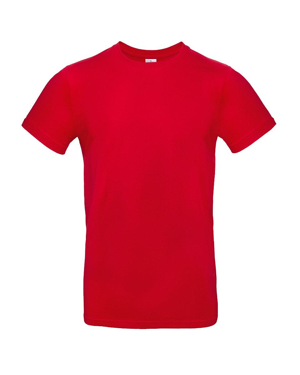 B&C Mens E190 T-Shirt in Red (Product Code: TU03T)