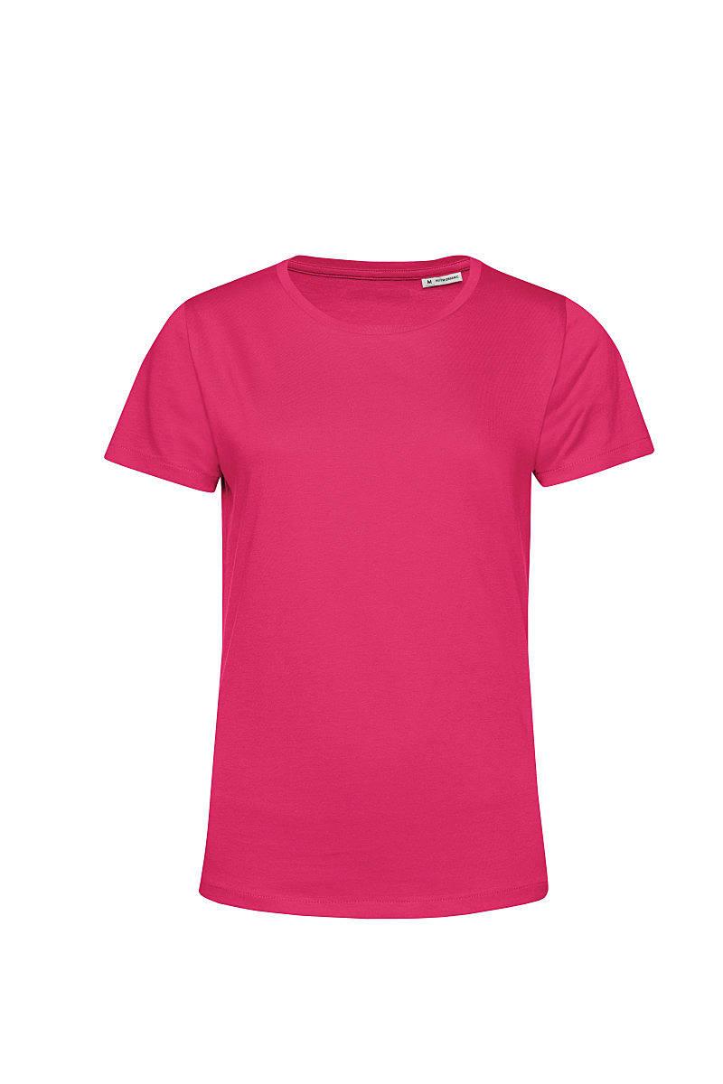 B&C Womens Organic E150 T-Shirt in Magenta Pink (Product Code: TW02B)