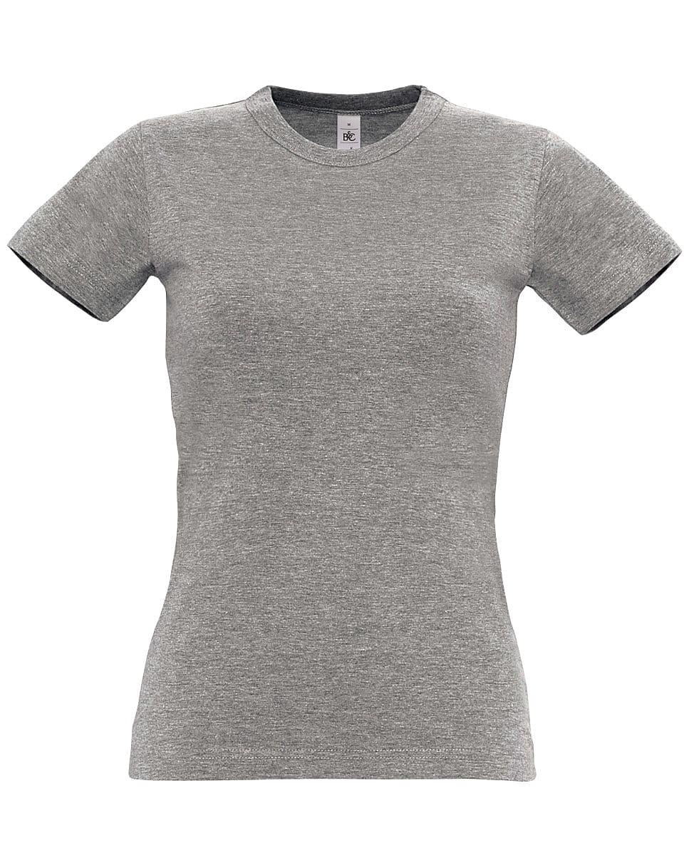 B&C Womens Exact 190 T-Shirt in Sport Grey (Product Code: TW040)