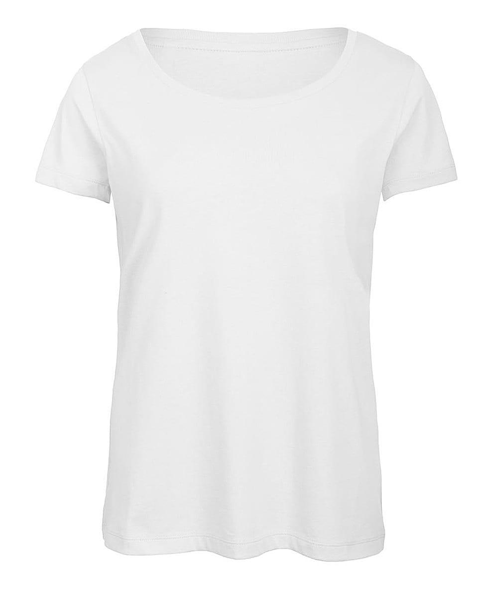 B&C Womens Inspire Triblend T-Shirt in White (Product Code: TW056)