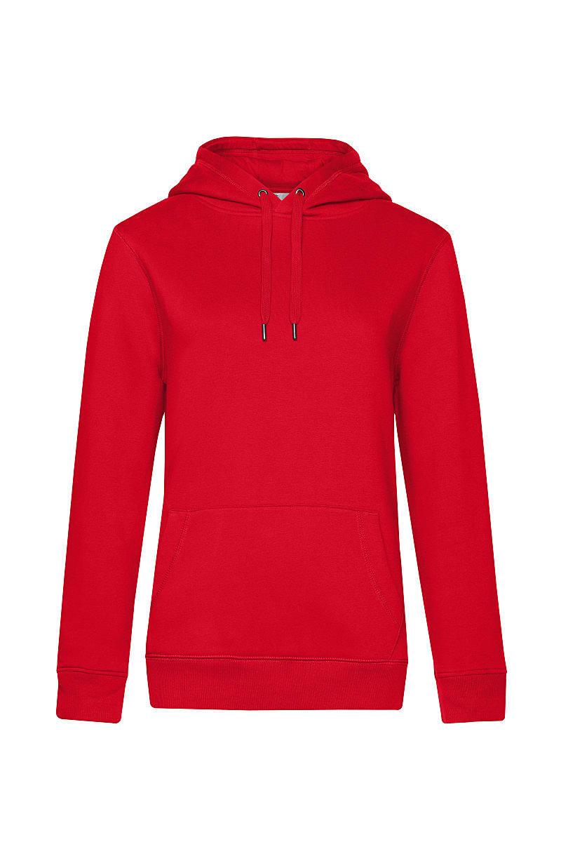 B&C Womens Queen Hoodie in Red (Product Code: WW02Q)