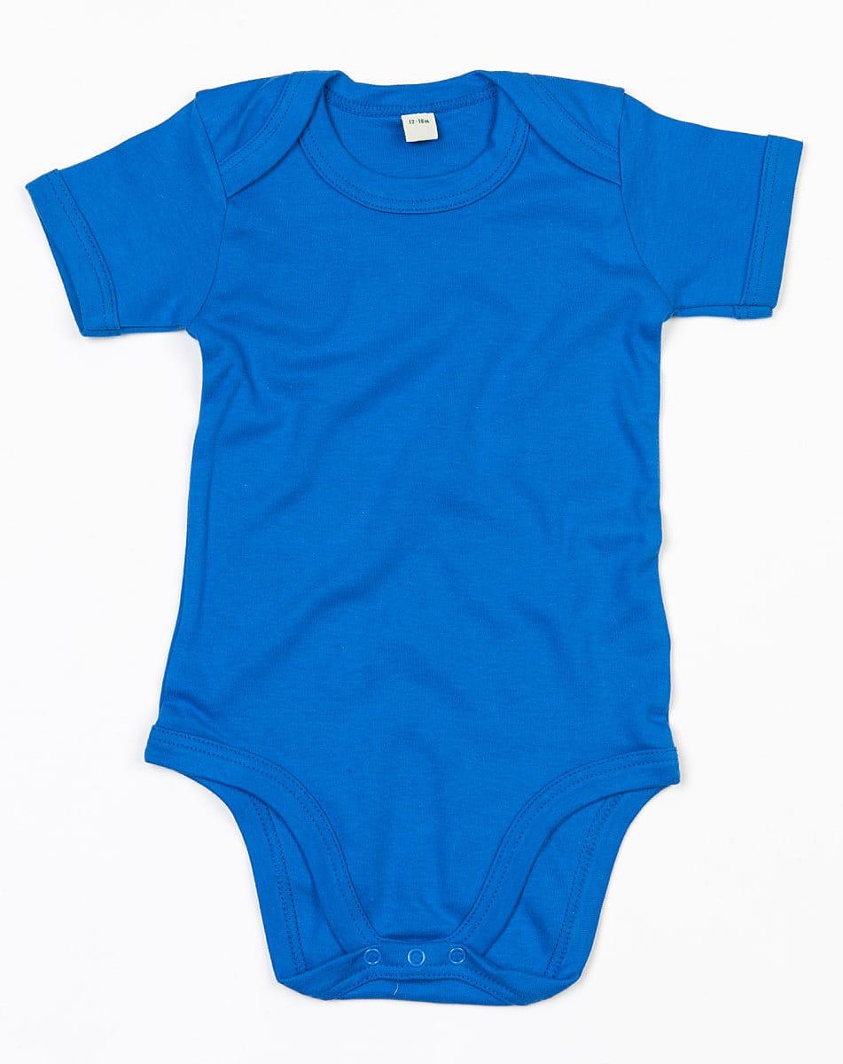 Babybugz Organic Baby Short-Sleeve Bodysuit in Cobalt Blue (Product Code: BZ10TLC)