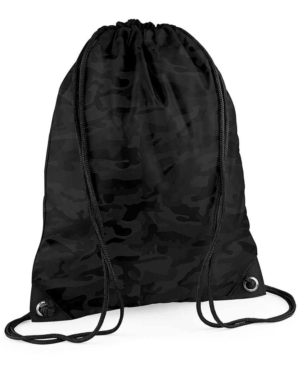 Bagbase Gymsac in Midnight Camo (Product Code: BG10)