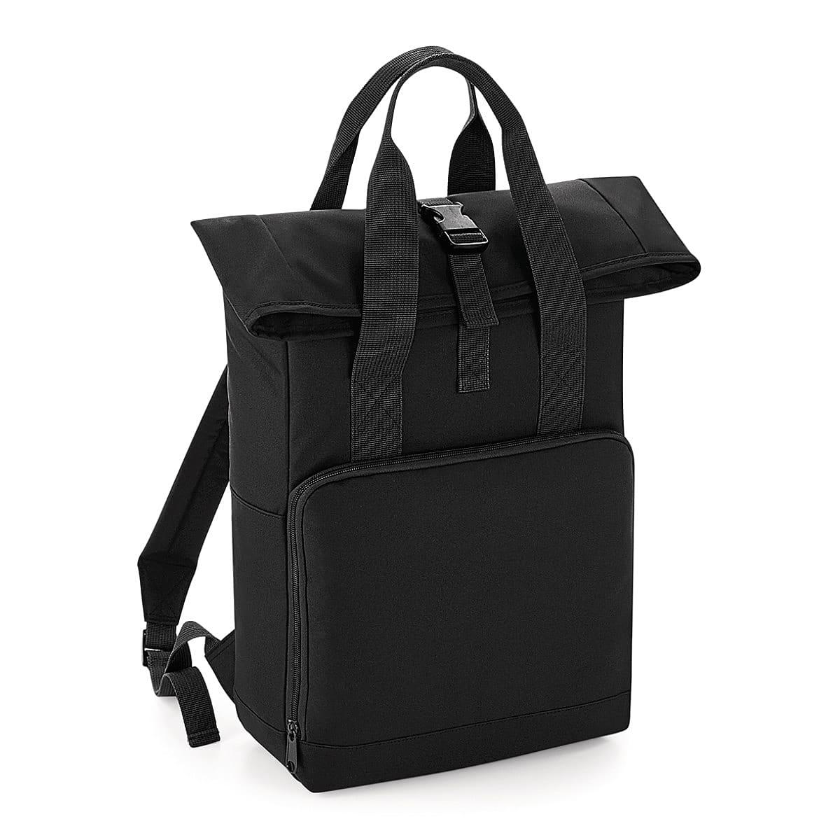 Bagbase Twin Handle Roll-Top Backpack in Black (Product Code: BG118)