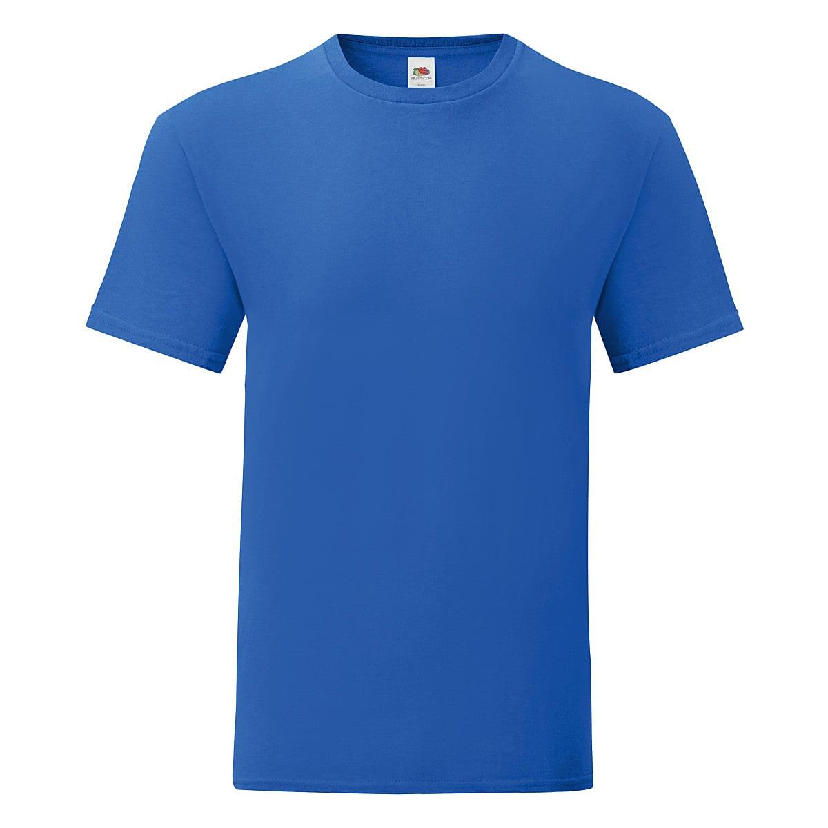 Fruit Of The Loom Mens Iconic T-Shirt in Royal Blue (Product Code: 61430)