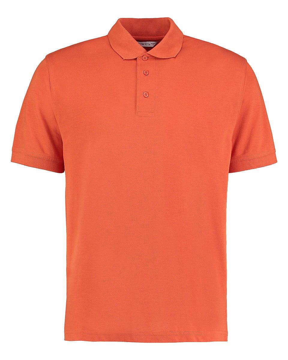 Kustom Kit Mens Klassic Superwash Polo Shirt in Burnt Orange (Product Code: KK403)