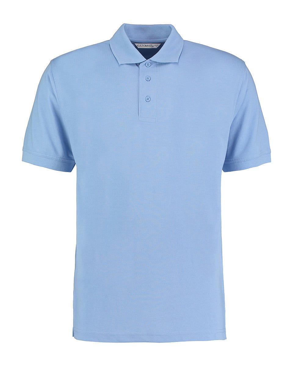 Kustom Kit Mens Klassic Superwash Polo Shirt in Light Blue (Product Code: KK403)
