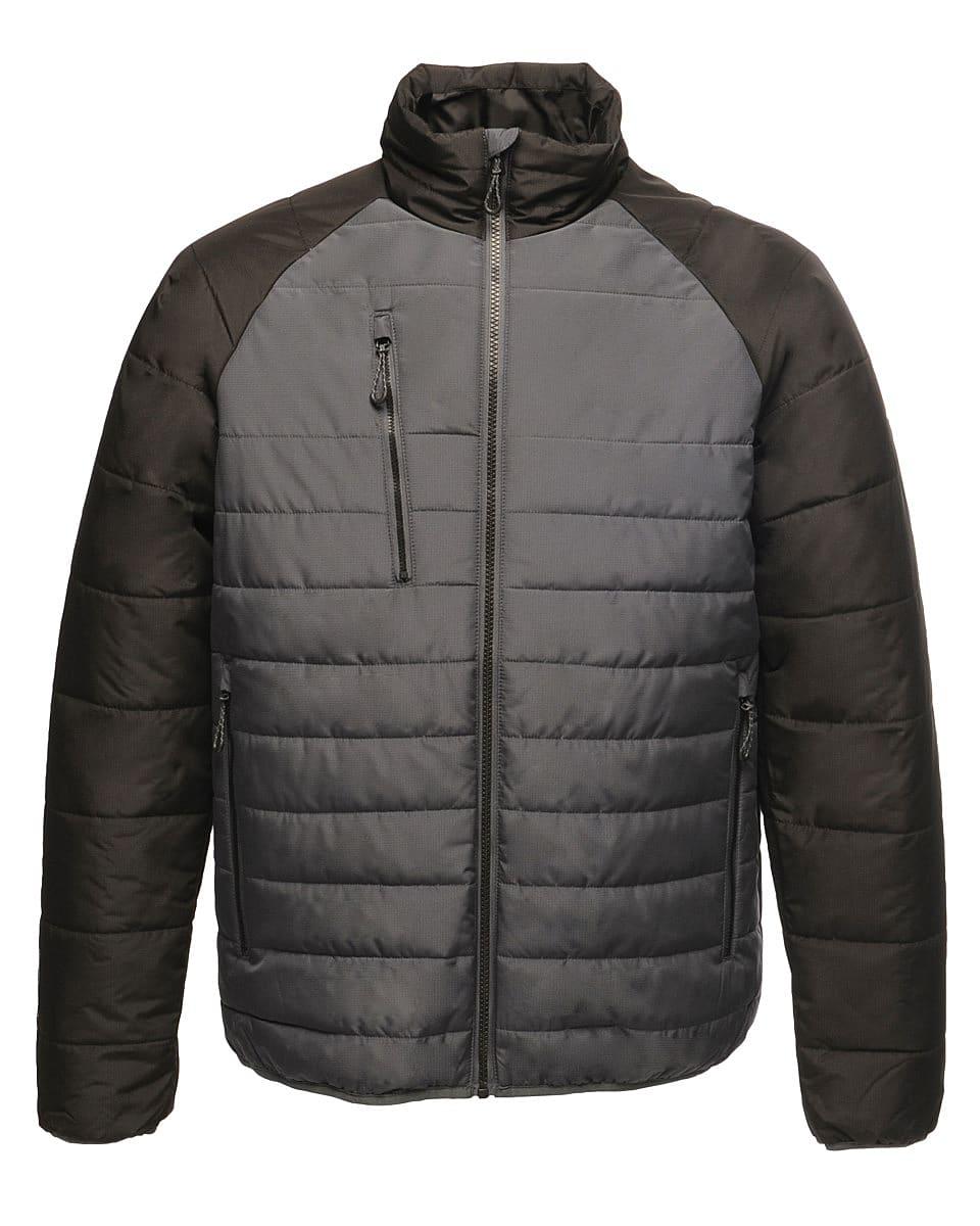 Regatta Mens Glacial Thermal Jacket in Seal Grey / Black (Product Code: TRA453)