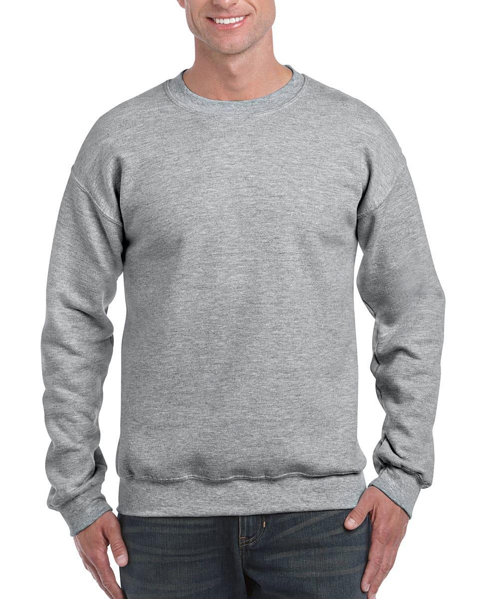 Gildan DryBlend Adult Set-In Sweatshirt in Sport Grey (Product Code: 12000)