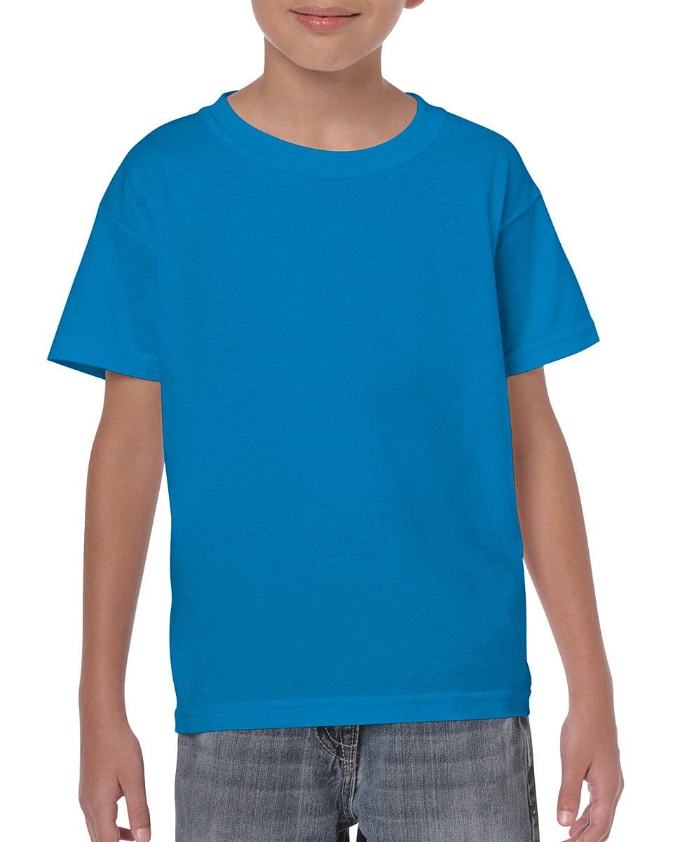 Gildan Childrens Heavy Cotton T-Shirt in Sapphire (Product Code: 5000B)