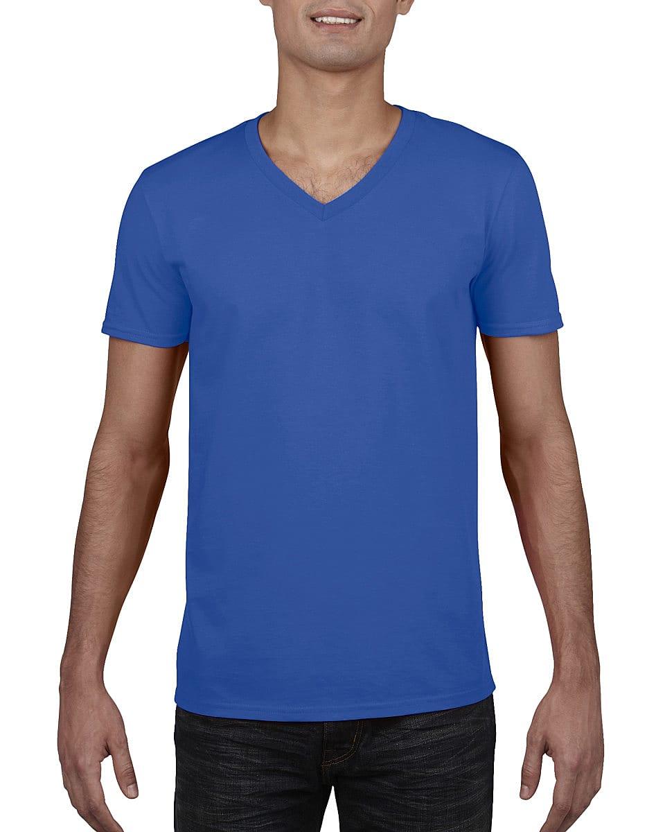 Gildan Mens Soft Style V Neck T Shirt (64V00)   LA Clothing Solutions