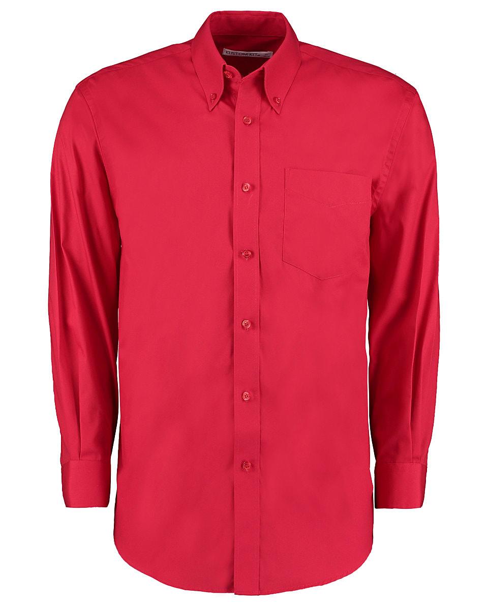 Kustom Kit Mens Long-Sleeve Corporate Oxford Shirt | KK105 | Workwear ...