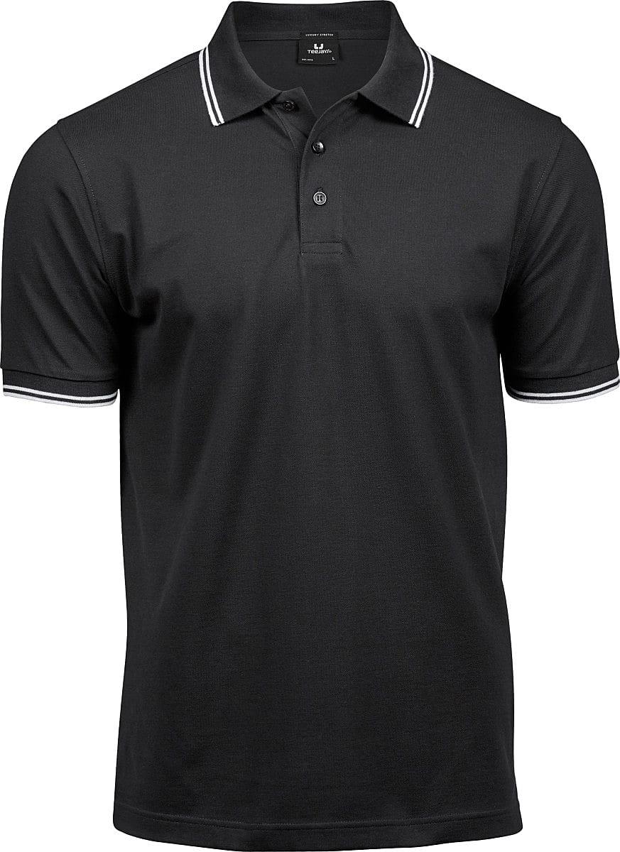 Tee Jays Mens Luxury Stripe Polo Shirt | TJ1407 | Workwear Supermarket
