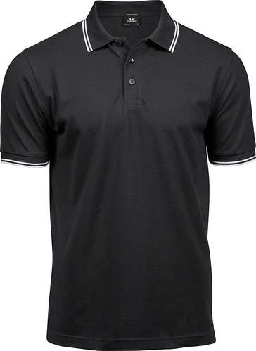 Tee Jays Mens Luxury Stripe Polo Shirt