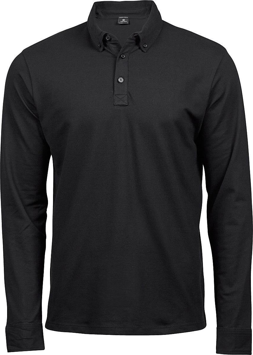 Tee Jays Mens Fashion Long-Sleeve Stretch Polo Shirt | TJ1412 ...