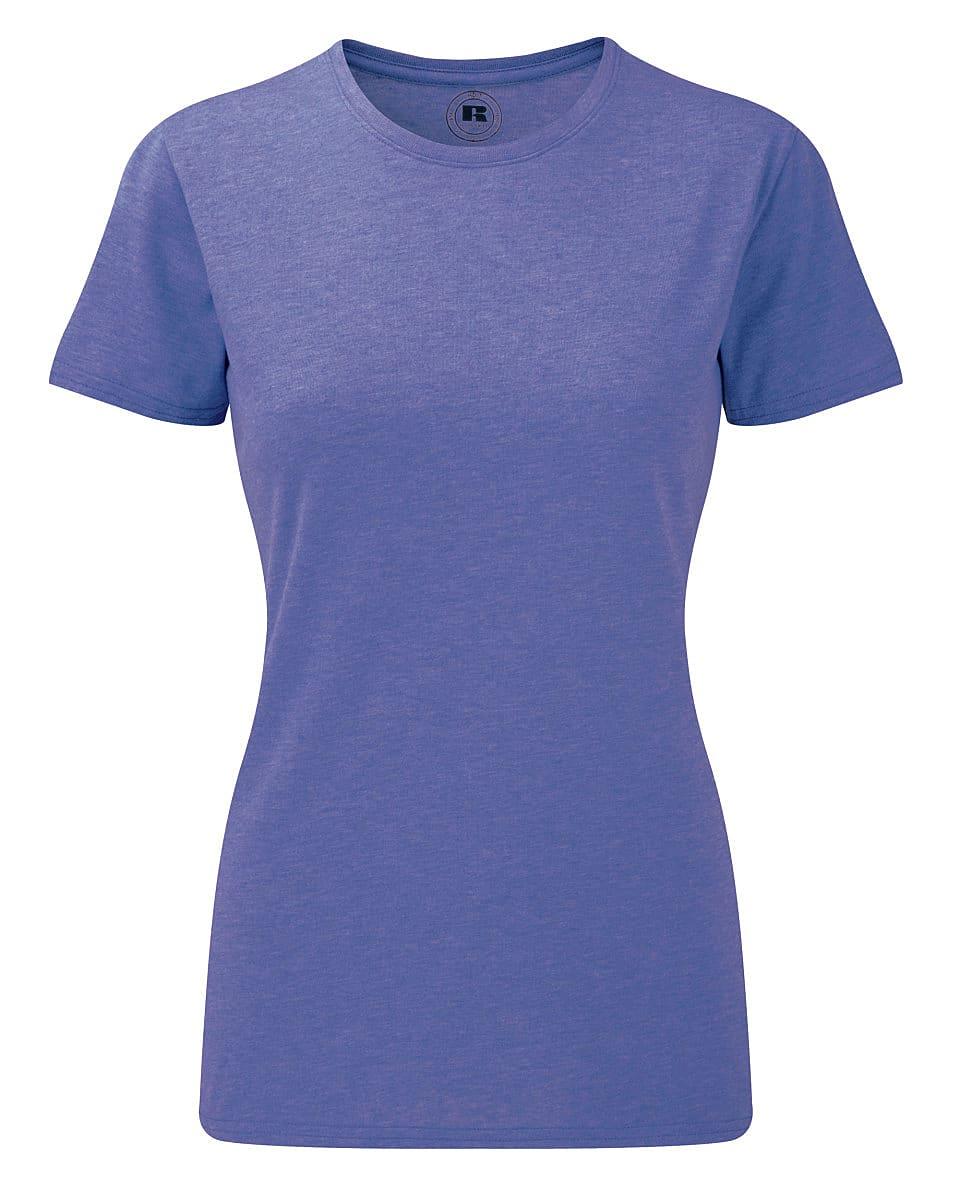 Russell Womens HD T-Shirt in Purple Marl (Product Code: 165F)