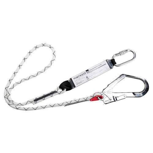 Portwest Single Kernmantle Lanyard with Shock Absorber - FP56